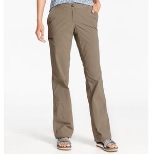 L.L. Bean • Water-Repellent Comfort Trail Pants, Mid-Rise Straight-Leg